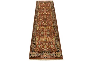 Serapi Runner 2’6” x 7’11” Red Wool Tribal Hand-Knotted Oriental Rug - Picture 1 of 12