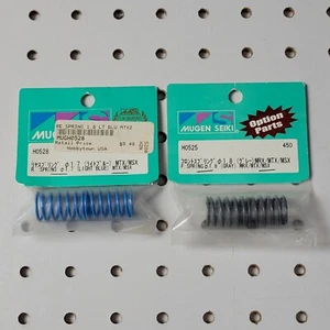 Mugen Seiki MTX / MRX ~ H0528 Rear Springs Light Blue & H0525 Front Springs Gray - Picture 1 of 3