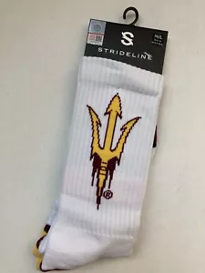 NUOVE CALZE GIROCOLLO STRIDELINE NCAA ARIZONA STATE/ASU LOGO MAGLIA - Foto 1 di 2
