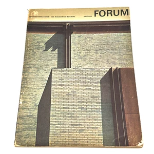 Architectural Forum July 1964 Magazine Mid Century Modern Design Kentile Ads - Picture 1 of 5