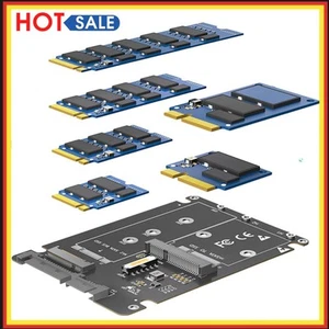 Combo M.2 NGFF B-Key & MSATA SSD To SATA 3.0 Hard Disk Adapter Board SSD Case - Afbeelding 1 van 18