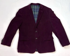 Giacca toppa gomito cappotto sportivo bordeaux US Polo Assn blazer velluto a coste uomo 42S - Foto 1 di 12