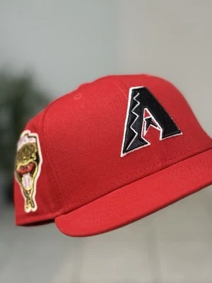 7 5/8 New Era 59Fifty Arizona Diamondbacks Fitted Hat Size Hat Club Inaugural 98 - Image 1 of 3