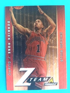 2013-14 PANINI PINNACLE DERRICK ROSE #7 Z TEAM FOIL INSERT CHICAGO BULLS - Picture 1 of 2