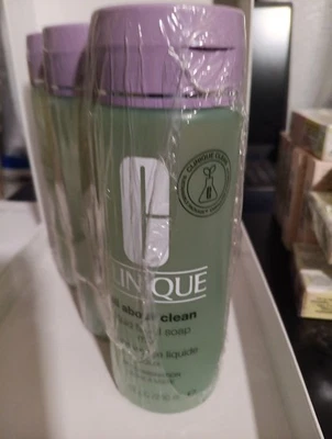 Clinique Liquid Facial Soap Mild Dry Combination - 6.7oz New Sealed - Image 1 of 2