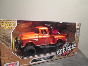 1 : 24 Chevrolet Chevy 5100 Stepside Pickup 1955  orange   Off-Road   Motormax - Bild 1 von 4