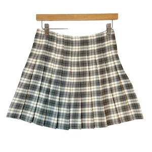 Minifalda plisada Shein para mujer S gris a cuadros academia escuela niña coqueta preppy - Imagen 1 de 5