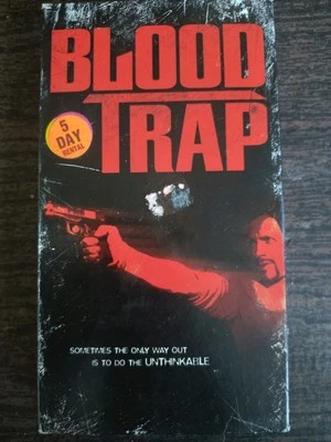 BLOOD TRAP VHS 2004 MICHAEL RILEY Alexandria Paul THRILLER Very Good Rx Rental  - Imagem 1 de 3