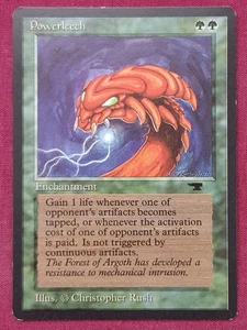 Magic The Gathering ANTIQUITIES POWERLEECH green card MTG - Picture 1 of 2