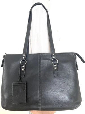 BUXTON Cuero Genuino MALETÍN PORTÁTIL Bolso de Hombro BOLSO Expandible 16 x 11 x 6 Foto 1 de 4