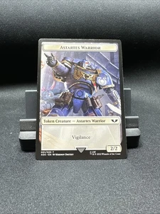 Astartes Warrior (001)   Cherubael Double-Sided Token Universes Beyond - Picture 1 of 2