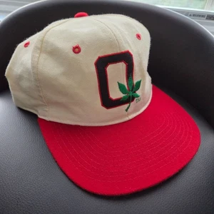 Ohio State Buckeyes OSU 100% Wool Vintage Snapback New Era Pro Hat Cap College - Picture 1 of 12