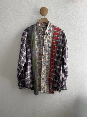 Camisa RCNSTRCT Studio LEE Upcycling Vintage Abotonada Talla Grande Foto 1 de 4