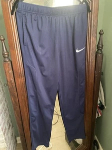 Boys Nike Dri Fit Blue Joggers With Pockets Size Large - Picture 1 of 3