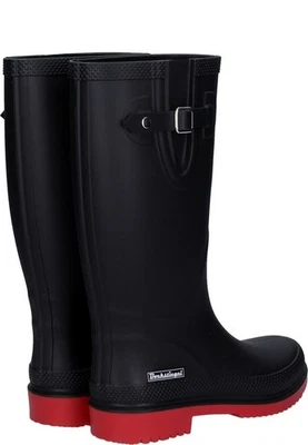 Bockstiegel Hoher Gummistiefel für Damen B-LOTTE-SCHW-ROT