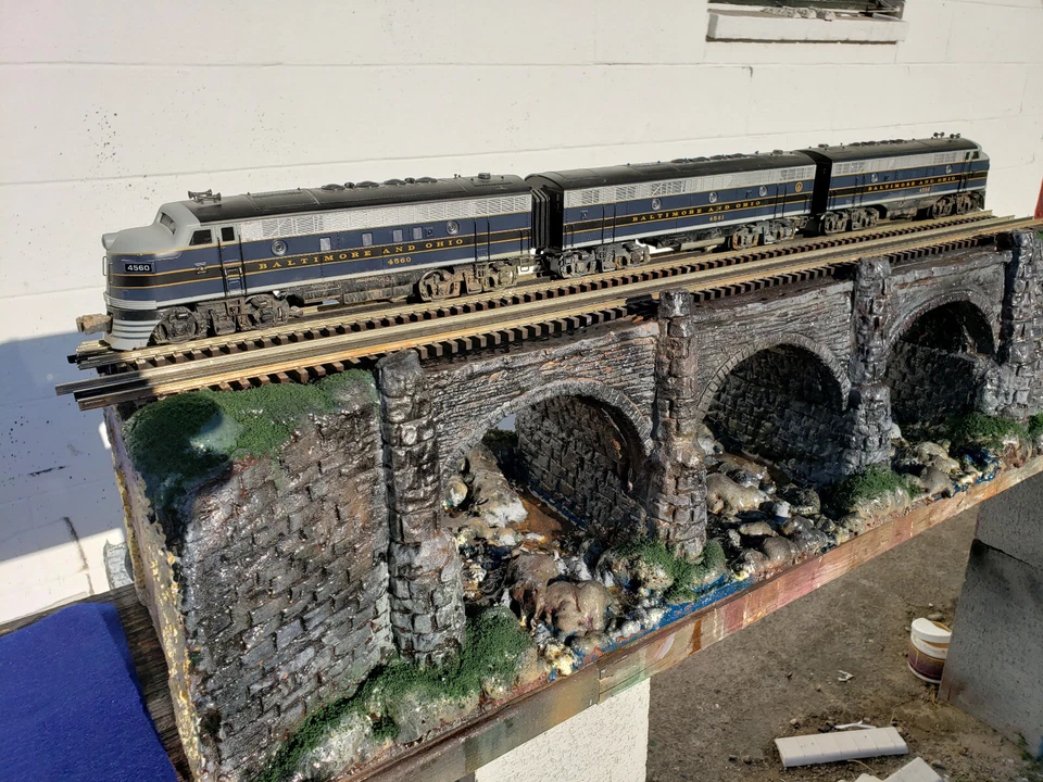 B&O Bloomington Viaduct, Circa 1851'  O Scale. Historic! - Image 1 of 1