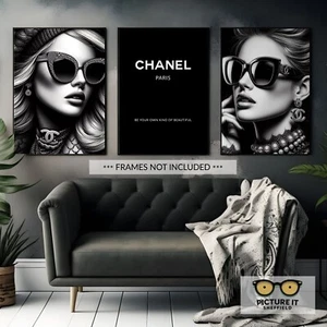 Fashion Wall Art Poster – Glam Beauty Designer Poster for Shops, Studios & Homes - Picture 1 of 17