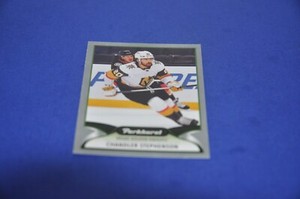 2021-22 Upper Deck Parkhurst Bronze Border # 177 Chandler Stephenson Vegas Golde