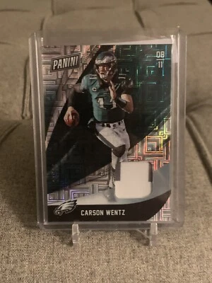 2018 Panini Carson Wentz Patch /25 Mojo Eagles - Image 1 of 3