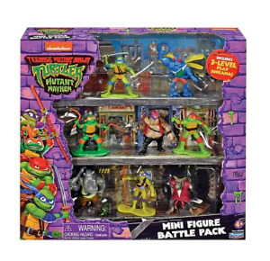 Teenage Mutant Ninja Turtles Mayhem 8 Mini Figure Battle Pack Level Play Diorama