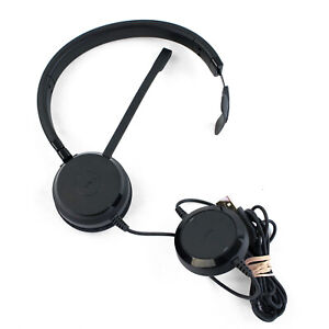 Jabra Evolve GN HSC016 20 Stereo UC Corded USB Headset Microphone Black Call Mic