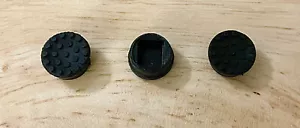 3-Pack Rubber Mouse Pointer Trackpoint BLACK Cap For HP/COMPAQ Laptop w/4mm peg - Picture 1 of 6