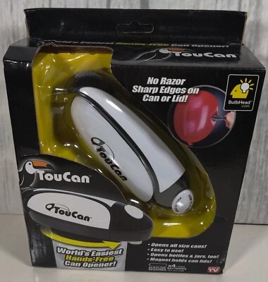 TouCan Worlds Easiest Hands Free Opener NIB 2015 Model R1-0416 - No Razor Edges. - Image 1 of 4