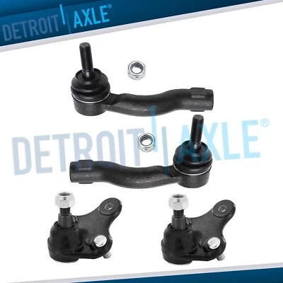 Front Suspension Lower Ball Joints Outer Tie Rods Kit for 2001-2003 Toyota RAV4 - Image 1 of 4
