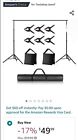 Neewer Photo Studio Backdrop Support System-10ft/3m Wide 7ft/2.1m High Adj.