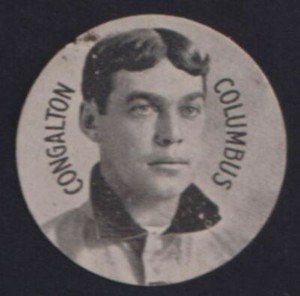 1909-11 E254 Colgan's Chip BUNK CONGALTON Columbus Vintage Baseball Card