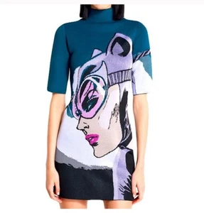 Lanvin Catwoman Knitted Mini Dress Size Small - Picture 1 of 8