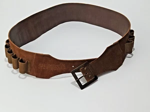 Underberg Gürtel in wildleder optik 22 Kräuterflaschen Patronengurt Wandbehang - Bild 1 von 5