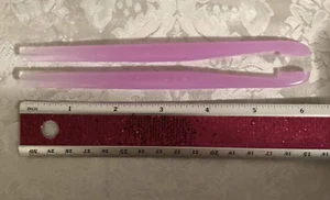Tupperware Citrus Peelers Set Sheer Purple ~ Peel Oranges Clean Scrape Pans New - Picture 1 of 7