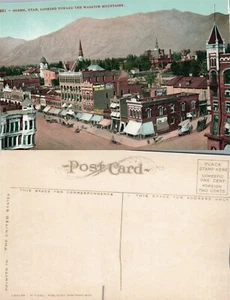 POSTAL ANTIGUA OGDEN UTAH WASATCH MONTAÑAS - Imagen 1 de 1