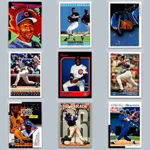 Sammy Sosa 9-Card Lot – Cubs White Sox – Topps, Fleer – Slammin’ Star MLB Legend - Picture 1 of 11