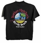 T-shirt vintage LEE Mother Fletchers taille M noir myrtle plage Night Club USA
