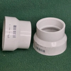 Acoplamiento reductor de buje Charlotte Pipe Schedule 40 PVC 1-1/2 pulgadas c 2 pulgadas CANTIDAD paquete de 2 - Imagen 1 de 8