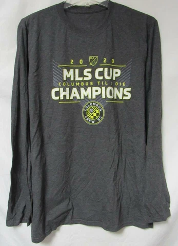 Columbus Crew SC 2020 MLS Cup Champions Men's Size L Long Sleeve T-Shirt C1 2490 Cover