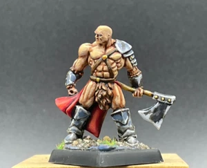 28mm Miniature Painted Reaper Miniatures Metal Barbarian Axe Dungeons & Dragons - Picture 1 of 7