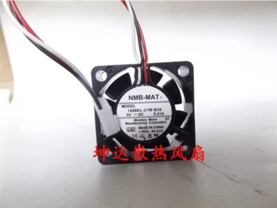 1pcs NMB-MAT 1606KL-01W-B49 5V 0.21A 3 wire 4 cm 4015 cooling fan - Image 1 of 2