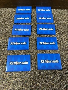 Group Of 10 72 Hour Sale 3”x2” Sales Promotional Pins - Picture 1 of 2