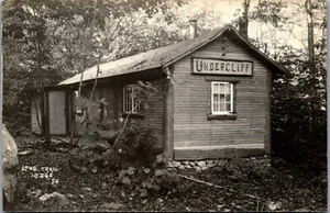 Postal de Undercliff Cabin, Rutland, Vermont RPPC (década de 1930) - Imagen 1 de 2