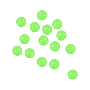 100Pcs Soft Rubber Fishing Beads Glow in the Dark 8mm for Fishing Rigs, Green - Picture 1 of 7