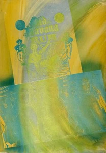 FREMEZ original 1990 unique pop art cyanotype signed Jose Gomez Fresquet Cuban - Picture 1 of 1
