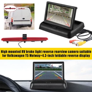4.3'' Monitor Car Brake Light Backup Reverse Camera for VW Transporter T5 03-15 - Picture 1 of 13
