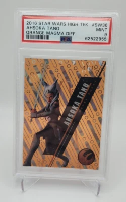 Ahsok Tano - Rebel Agent - 2016 - Star Wars High Tek - SW36 - 17/25 - PSA 9 - Image 1 of 3