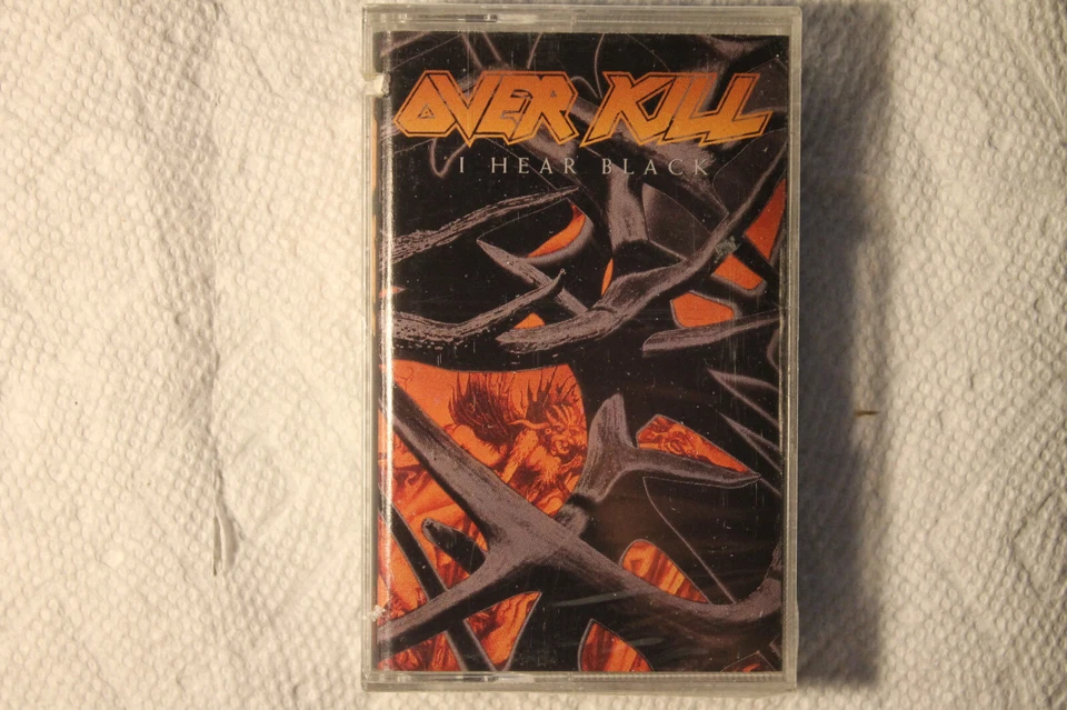 Overkill - I Hear Black US orig' SEALED Atlantic cassette 1993 THRASH metal - Image 1 of 1