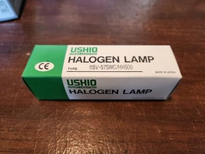 Bombilla halógena Ushio 1000543 HX-600, JCV575w 115v - Imagen 1 de 3