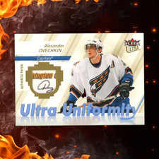 2007-08 Fleer Ultra ALEXANDER OVECHKIN Ultra Uniformity /25 Patch #U-AO