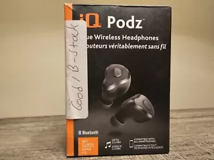 IQ PODZ True Wireless Bluetooth Headphones Ear Buds - Picture 1 of 3